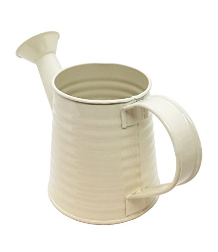 WitnyStore Watering Pot Metal Vintage Garden Sprinkler Nozzle Flower Supply Sprayer Small Holes (Cream) - Thumbnail 3