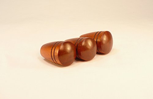 Lamp Finial, Mahogany, Dome Pattern 1