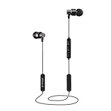 Wireless Headphones,Bpuls Wireless Sports Earphones in Ear headphones with Mic, Magnetic HD Stereo Earbuds for Runners, Workout 10 Hrs Dual Batteries Noise Cancelling Headphones