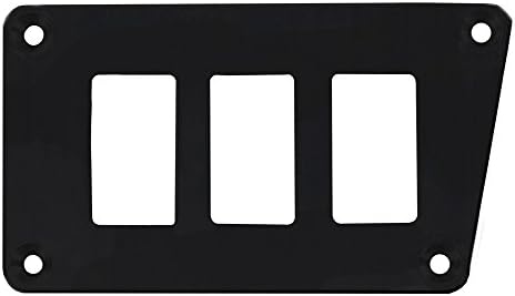 Outdoor Logic Polaris RZR XP 1000 / RZR XP4 1000 3 Switch Panel, Gloss Black