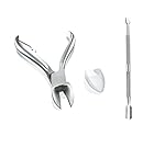 BKlove Toenail Clipper/Nipper for Thick/Ingrown Nails, Professional Grade Stainless Steel Cuticle Remover and Cutter, 5" Long, Manicure Tool Perfect for Fingernails and Toenails
