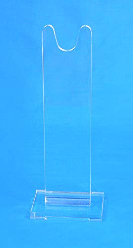 Easels by Amron Sword Stands for Antique and Vintage Swords for Displays and Shows. SOLD AS SINGLE UNITS for Mixing Sizes. (usually pick 2) Clear Acrylic. SWS-9 (9 inch)