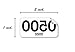 Live Sale Reverse Numbered Stickers (0001-0500) / Mirrored Consecutive Numbered 1