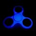 OWLCE Fidget Spinner Glow In The Dark EDC Focus Toys Fluorescent with Hybrid Ceramic Bearing Ultra Durable (Sky blue)