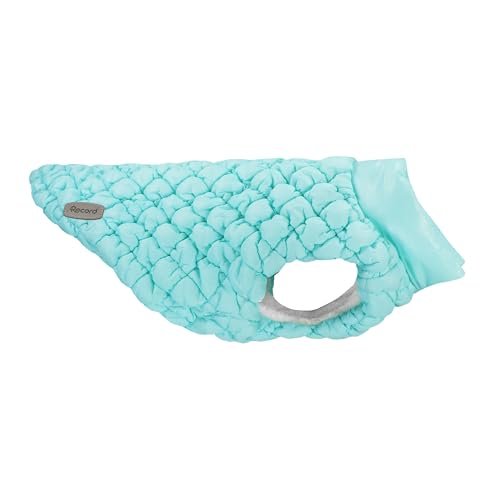 Record - Cappottino Cloud per cani, con design elegante e effetto goffrato. Foro per il guinzaglio, chiusura con velcro per una vestizione rapida e elastici per le zampe posteriori | Tiffany,M