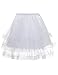 Remedios Prom Dress Children Petticoat Underskirt Girl Half Slip Crinoline WhiteChild(waist ca 18-31inch)