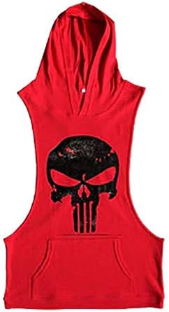 punisher sleeveless hoodie