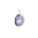 Rock Paradise Agate Geode Slice Pendants Beautiful Natural Agate Slice Druzy Pendant Silver Plated Edge