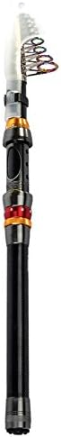 3.6M Portable Travel Carbon Fiber Spinning Fishing Pole Telescope Fishing Rod Gear
