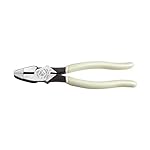 Klein-Tools-D20009NEGLW-Side-Cutter-Linemans-Pliers-Cut-ACSR-Screws-Nails-Hard-Wire-9-Inch-Hi-Viz-Pliers