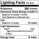 HOLA LED Candelabra Bulb, 40W Equivalent LED Chandelier Bulb, Dimmable LED Lamp Bulb E12 Base, Warm White 2700K LED Filament Bulb, Frosted Glass, 4.5W 300 Lumens 360 Beam Angle, UL Listed, 6 Pack