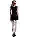 HDE Womens Solid Gradient Color Stockings Opaque Microfiber Footed Tights,XS-M,White