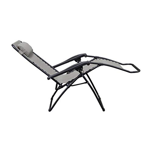 Caravan Sports Infinity Zero Gravity Chair, Grey (Certified Refurbished) - Thumbnail 3