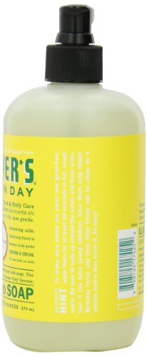 Mrs. Meyer's Clean Day Hand Soap Liquid, Honeysuckle, 12.5-Fluid Ounce Bottles (Pack of 6)