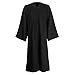 GraduationMall Unisex Matte Graduation Gown for High School & Bachelor | Choir Robes for Church | Judge Robe Costumes Black X-Large 54(5'9