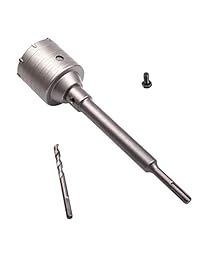 65 mm. SDS Plus vástago agujero sierra cortador hormigón cemento pared de piedra broca, broca de vástago cbtone cortador para ladrillo hormigón cemento piedra