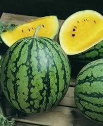 40 Seeds, Yellow Watermelon Seeds Fruit Seeds