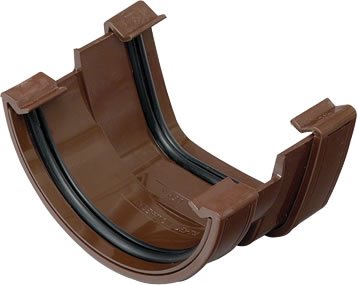 Marley RGA2RB Black Clipmaster to Flowline Adaptor (Round to Square)