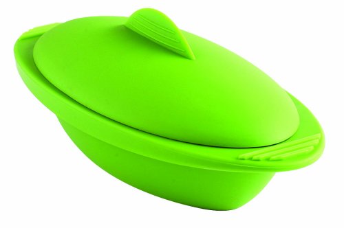 Mastrad Personal 20-Ounce Silicone Steamer, Green