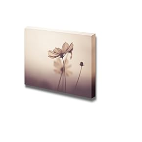 Canvas Prints Wall Art - Vintage Flowers | Modern Wall Decor/Home Decoration Stretched Gallery Canvas Wrap Giclee Print. Ready to Hang - 12" x 18"