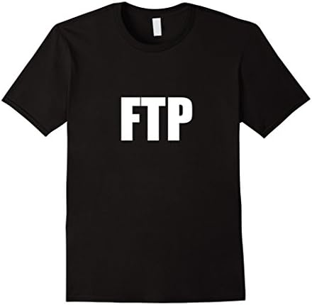 Mens FTP Shirt Large Black