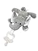 Maawu Baby Pacifier Elephant Toy. Clip Holder Animal Attaches or is Detachable. Cute for Newborn, 0-3 Months to Toddler, Girl or Boy. Safe Non-Toxic, BPA Free Silicone
