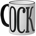 11 ounce Ock Black Handled Coffee Mug