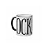 11 ounce Ock Black Handled Coffee Mug