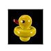 Aisa Newest Cute Duck Glass Bowl Accessories 2 PCS Packed ( Random Color )