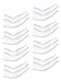 Mudder 8 Pairs Unisex UV Protection Arm Cooling Sleeves Ice Silk Arm Cover (White, Ice Silk)