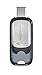 SanDisk Ultra USB Type-C 64GB Flash Drive (SDCZ450-064G-G46),Black, Silver