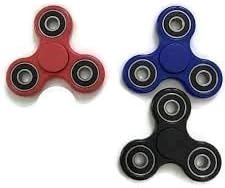 Fidget Spinners-Great Fidget Toys for Adults or Kids- Fidget Spinner helps in the relief of Anxiety, Stress, Boredom-Great Fidget toys for Adhd-Autism- And E-Book (4.7 x 4.2 x 1.9, Red,Blue,Black)