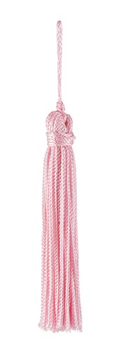 Set of 10 Pink Chainette Tassel, 3 Inch Long with 1 Inch Loop, Basic Trim Collection Style# RT03 Color Pink - K11