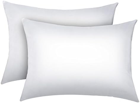 Cymas Bedding Pillows, Lush Fiber Polyester Filled, Cotton Shell, Dust Mite Resistant, Softness Sleeping Pillows (Standard,2 Pack)