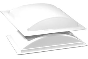SPECIALTY RECREATION BriRus K1422WLP White Low Profile Single Pane Exterior Skylight Kit