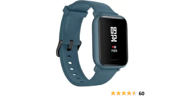 relógio smartwatch xiaomi amazfit bip lite azul