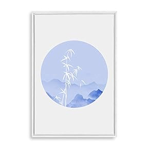 Framed Circular Pattern Home Artwork for Living Room Bedroom