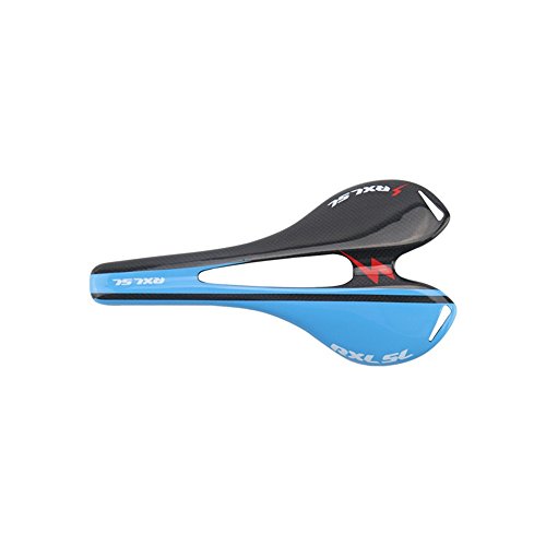 RXL SL Bike Seat Road Bike Saddle MTB Saddles Cycle Saddle Road Blue Color bike carbon saddles Carbon Fibre Bicycle Seats (3K Gloss)