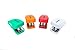 PraxxisPro Stapler Set, Mini Staplers, Built-In Staple Remover, Set of 4 (Red, White, Orange, Green)