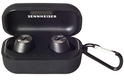 Silicone Shock Proof Protective Carrying Case Compatible with Sennheiser Momentum True Wireless Bluetooth Earbuds cover | For Sennheiser Momentum True Wireless Bluetooth Earbuds