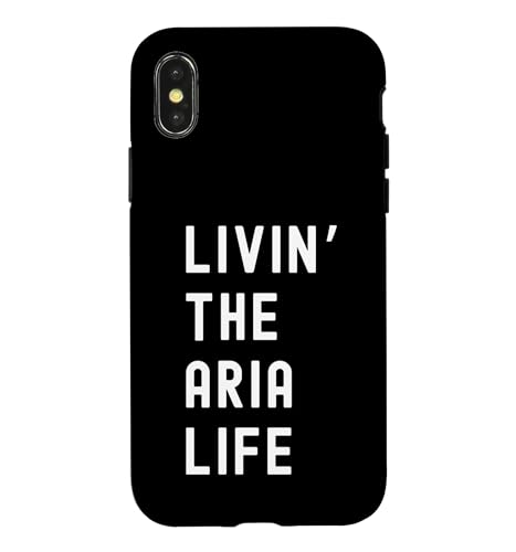 Aria Living The Aria Life Name Case for iPhone X/XS
