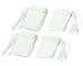 niceEshop(TM) Disposable Drawstring Seal Filter Empty Paper Tea Bags Coaster(White,M Size,Set of 100)