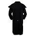 Outback Trading Company Unisex 2042 Low Rider Waterproof Breathable Full-Length Oilskin Duster Coat, Black, Large