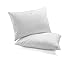 Set of 2 Premium 100% Down Pillows - 550 Fill Power (26oz.) - White Goose Down Sleeper - 100% Egyptian Cotton Shell - Queen Size, 20 x 30-inch - 400 Thread Count - Proudly Made in The USA