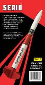 Custom Flying Model Rocket Kit Serin 10038