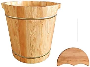 サウナバケツ 使用簡単 おしゃれ 木製足浴桶 滑らかい 繊細 手作り足浴桶 湯桶 手桶