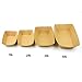 [250 Pack] 5 lb Heavy Duty Disposable Kraft Brown Paper Food Trays Grease Resistant Fast Food Paperboard Boat Basket for Parties Fairs Picnics Carnivals, Holds Tacos Nachos Fries Hot Corn Dogs