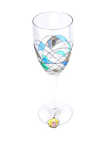 Golden Girls Wine Glass Charms - Set of 4 - Beverage And Drinking Accessories - Novelty Kitchen Cup Accessory - Fun And Unique Gift For Birthdays, Holidays, Bachelor And Bachelorette Parties - Thumbnail 4