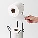 iDesign Classico Metal Free Standing Toilet Paper Tissue Holder, Canister for Kids', Guest, Master, Office Bathroom, 6.5