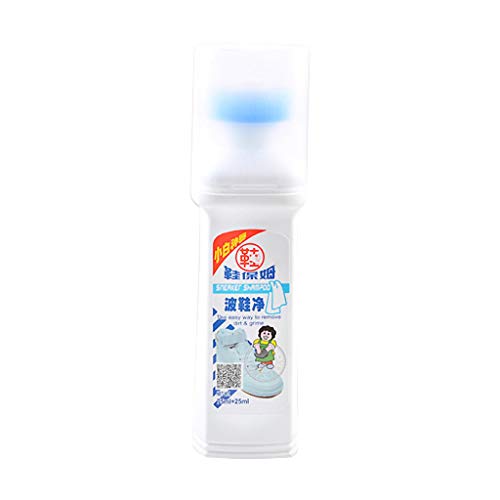 Fineday Dredging Agent, White Shoe Cleaner Sneakers Cleaning Tool Cream Casual Shoes Care 100ml